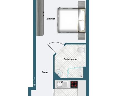 Gemütliche 1-Zimmer-Wohnung in zentraler Lage in Erlangen - Photo 5