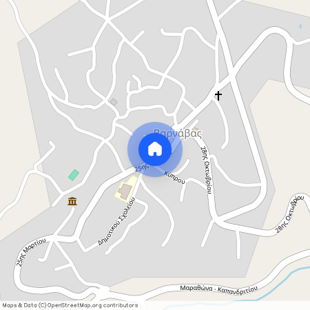 25ης Μαρτίου 20, 190 14 Βαρνάβας, Κέντρο (Βαρνάβας)