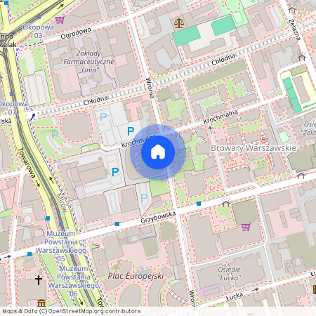 Warszawa, Wola, ul. Wronia