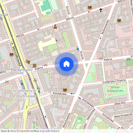 ul. Piękna, Warszawa