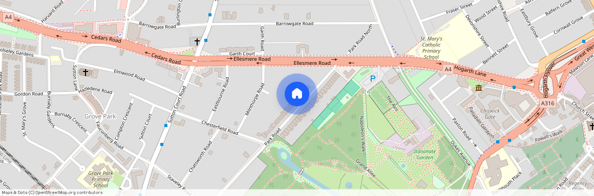 Park Road, Grove Park, London, W4