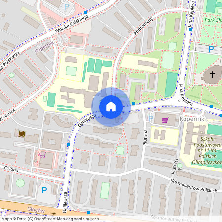 ul. Galileusza, Głogów, głogowski, dolnośląskie