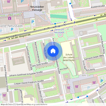 Matthias-Grünewald-Straße 18 ·, 06124, Halle (Saale), 5. Etage ·, Südliche Neustadt