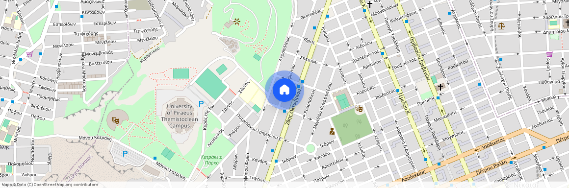 Κουντουριώτη, 51 184 51 Νίκαια, Κατράκειο Θέατρο - Άλσος Δεξαμενής (Νίκαια)
