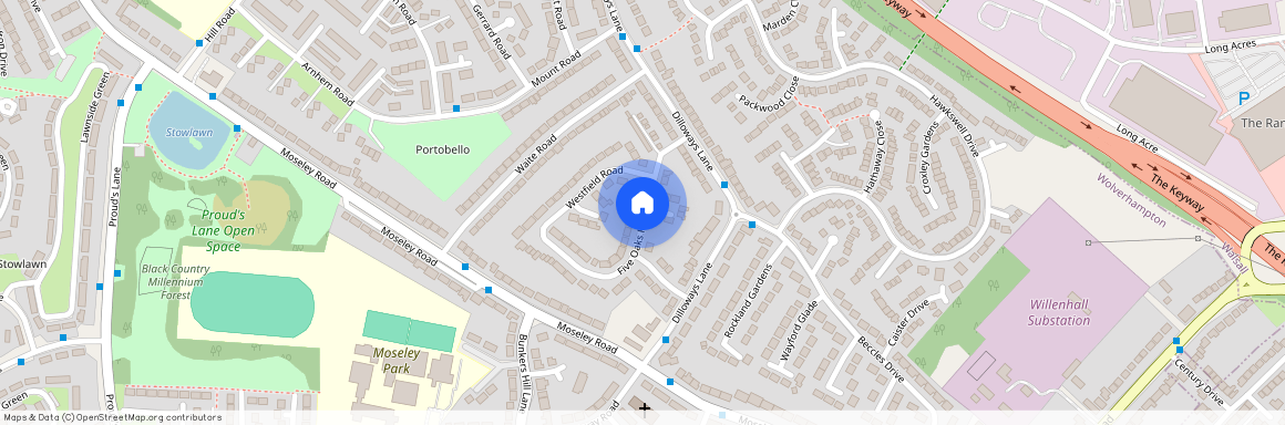 Five Oaks Road, Wolverhampton, West Midlands, WV13