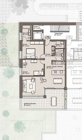 3.5 Zimmer, 88 m², 1. Stock - Photo 5