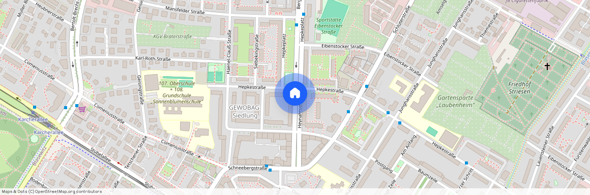 Heynahtsstr. 15, 01309 Dresden OT Gruna mit Strehlen-Nordost