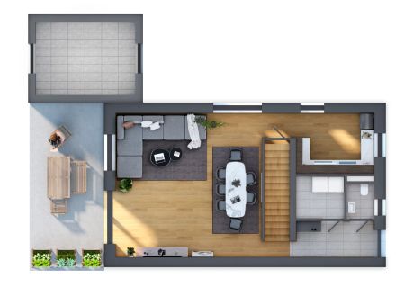 Wohnen am Fluss: Doppelhäuser zur Miete in Pottendorf! 15/1 HAUS 29 - Photo 5