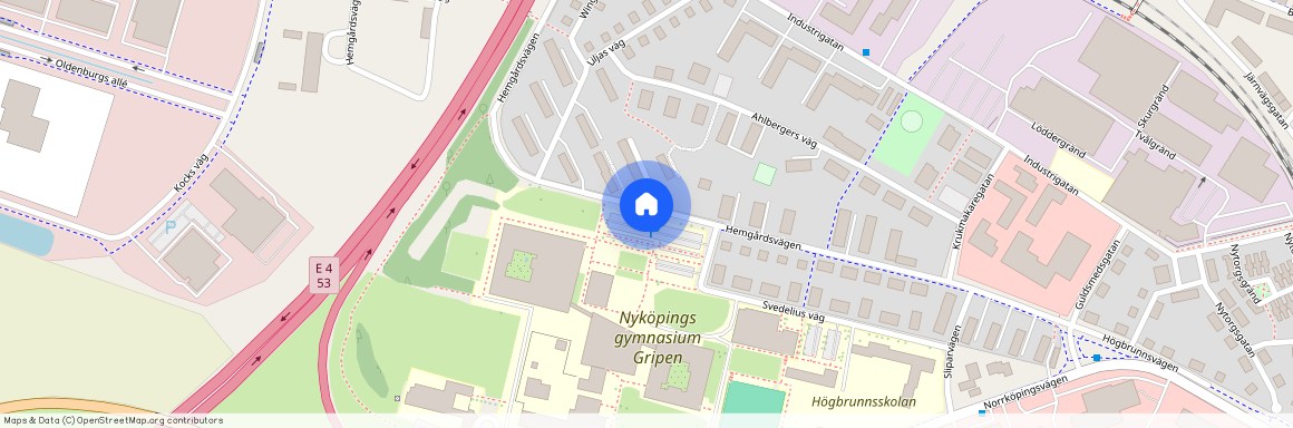 Hemgårdsvägen, Nyköping