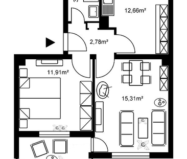 Gemütliche 2-Zimmer-Wohnung in Heppenheim sucht neue Mieter - Photo 4