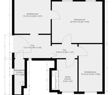 Maritime 3-Zimmer-Altbauwohnung mit direkter Wasserlage, Strandnähe... - Photo 4