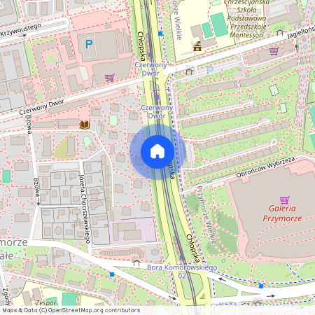 ul. Chłopska, Przymorze Małe, Gdańsk, pomorskie