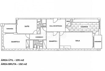 Apartamento T2 em Braga