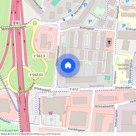 Skönsberg, Sundsvall, Västernorrland, Gillebergsgatan 14