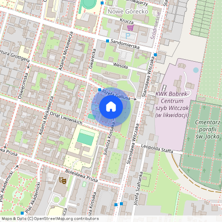 Plac Wojska Polskiego, Śródmieście, Bytom, śląskie