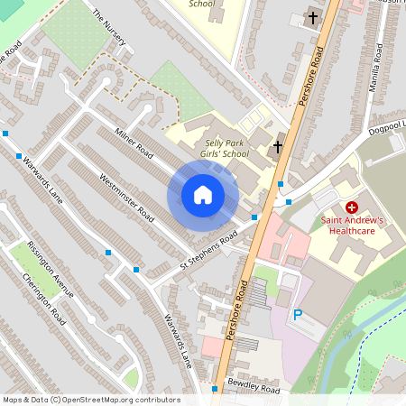 Milner Road, Selly Oak, Birmingham B29