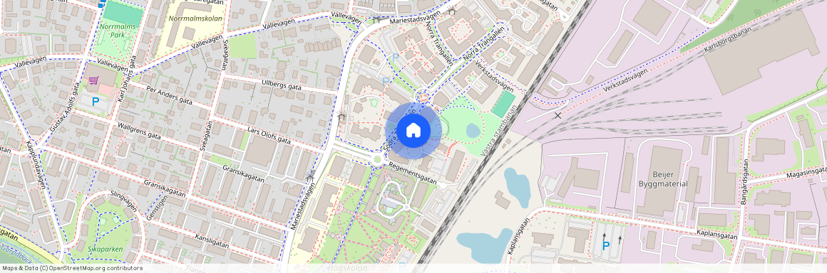 Södra Trängallén 6D, Trängen