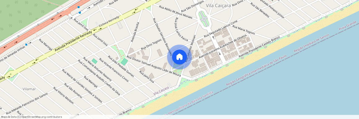 Rua Doutor Gervásio Bonavides, Caiçara, Praia Grande