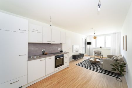 Drei-Zimmer-Dachgeschoßwohnung mit Balkon und Dachterrasse - Erstbezug - zu mieten in 1020 Wien - Photo 3