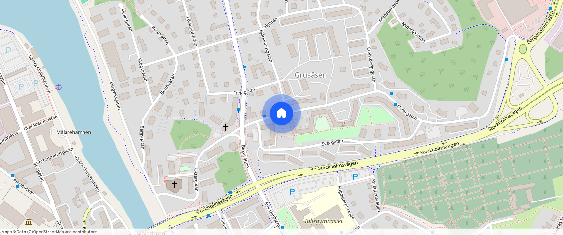 Grusåsen, Södertälje, Stockholm, Östergatan 14 B