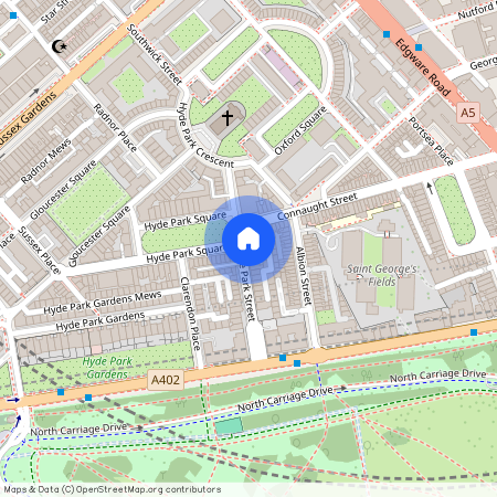 Hyde Park Square, Hyde Park, London, W2