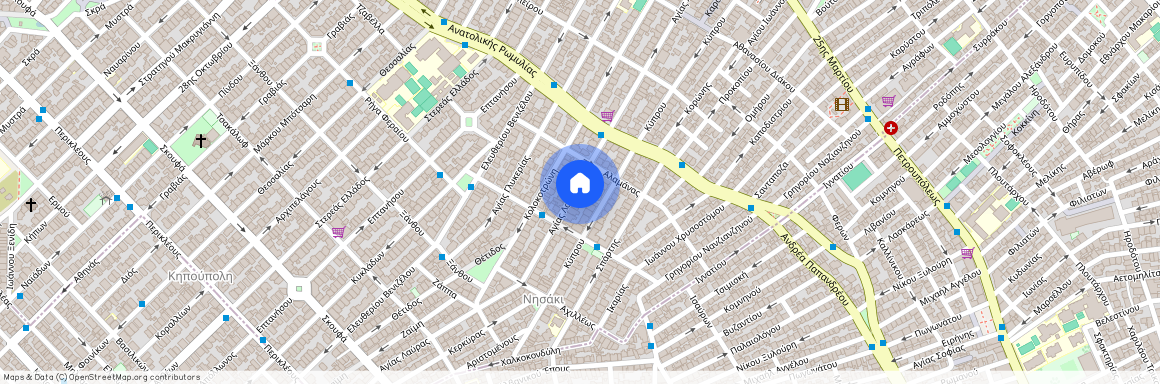 Αγίας Λαύρας, 145 132 31 Πετρούπολη, Κηπούπολη (Πετρούπολη)