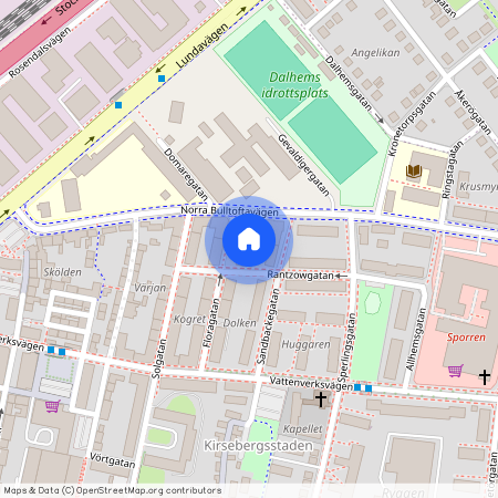 Kirsebergsstaden, Malmö, Skåne, Floragången 4 B