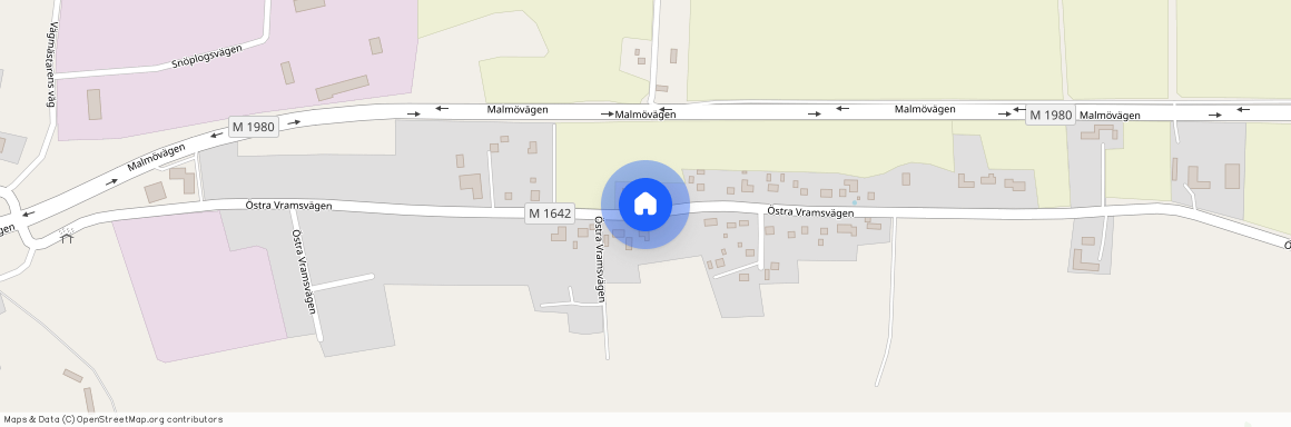 Östra Vramsvägen, Tollarp