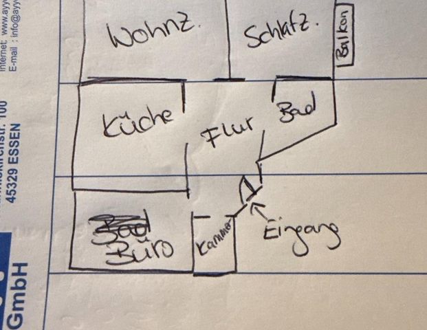 3 Zimmer mit Balkon Bochum-Mitte - Foto 1