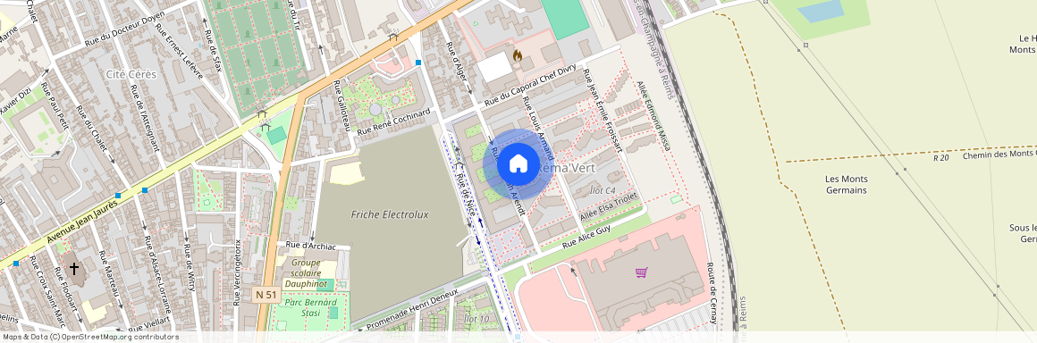 1 ALLEE LUCIEN PONSINET, 51100, Reims