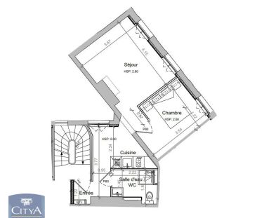 Appartement à louer 2 pièces 37.1m² - Photo 1