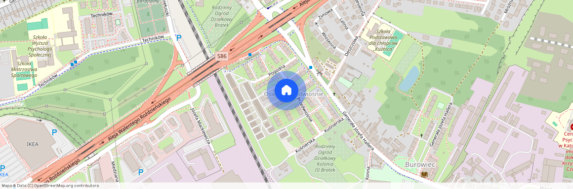 ul. Przedwiośnie, Szopienice-Burowiec, Katowice, śląskie