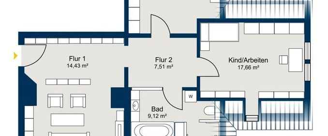 "ERSTBEZUG NACH KOMPLETT SANIERUNG" 3 ZIMMER DACHWOHNUNG UNTER DENKMALSCHUTZ! - Photo 1