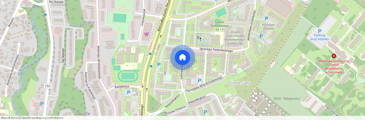 ul. Gabriela Narutowicza, Górczyn, Gorzów Wielkopolski, lubuskie