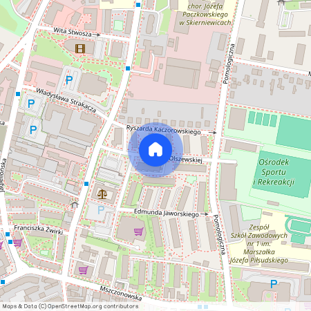 Olszewskiej, Skierniewice, łódzkie