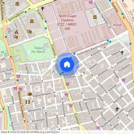 Ευζώνων - Πεδίον Άρεως (Φάληρο - Ιπποκράτειο)