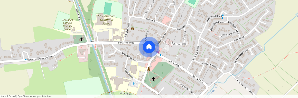 Jackanory Cottage, Sandy Lane, Bishops Wood, Stafford