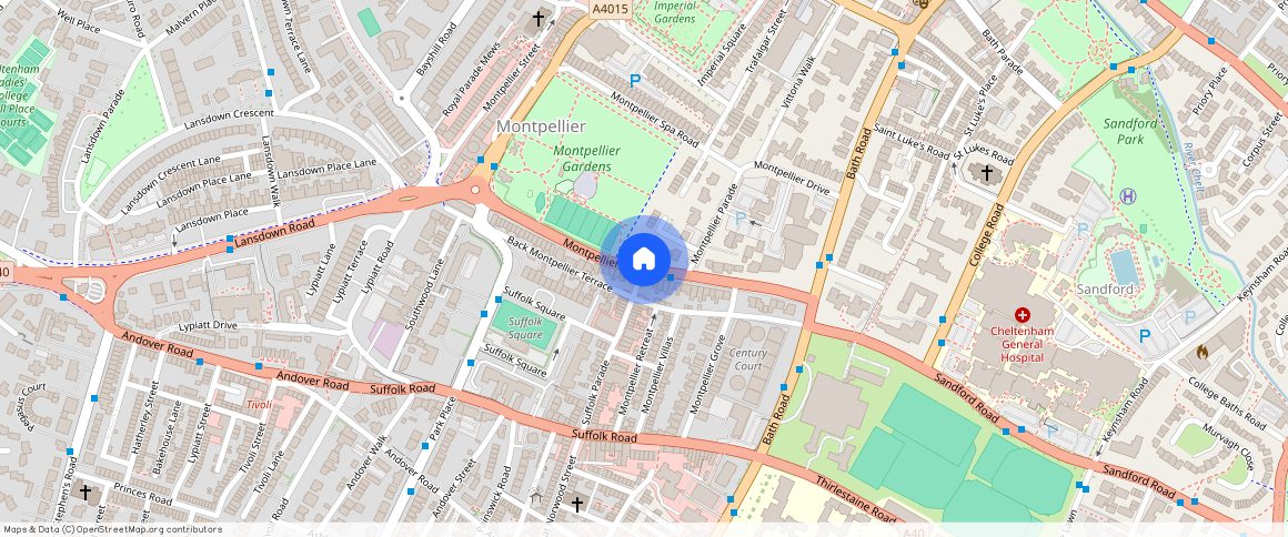 Montpellier Terrace, Cheltenham, Gloucestershire, GL50