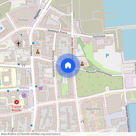 ul. Stefana Żeromskiego, Śródmieście, Gdynia, pomorskie