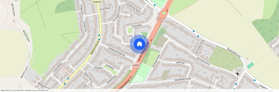 Tennyson Road, Hertfordshire AL2