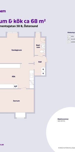 Regementsgatan 38 B, Östersund - Foto 2