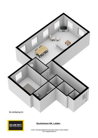 Eschertoren 9-A, Groenoord, 2316ET, Leiden - Photo 3