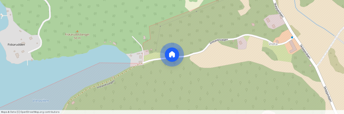 Vretaviksvägen, Värmdö