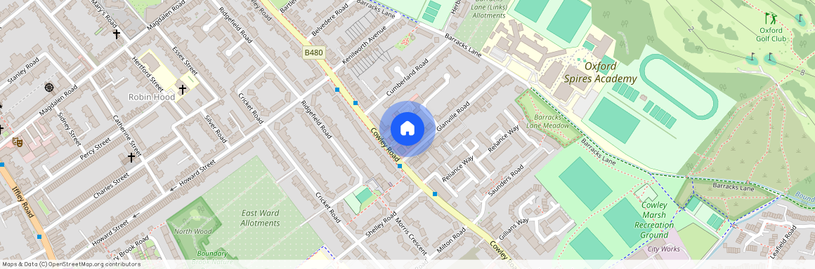 Glanville Road, Oxford, Oxfordshire, OX4