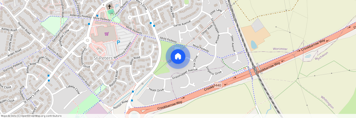 Badger Gardens, Worcester, WR5