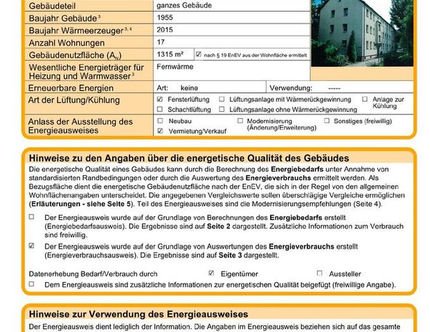 Geräumige 3 Raumwohnung in ruhiger Lage - Photo 1