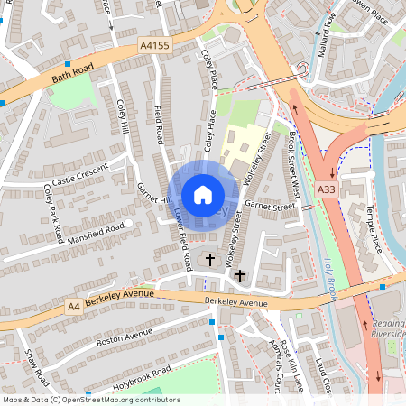 Dover Street, Reading, Berkshire, RG1