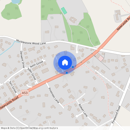 Newcastle Road, Ashley Heath, Loggerheads