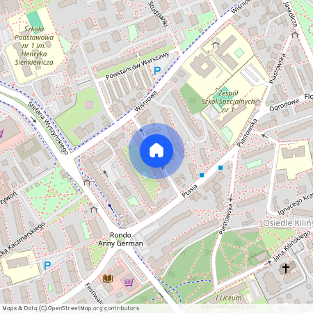 ul. Wypoczynek, Centrum, Zielona Góra, lubuskie