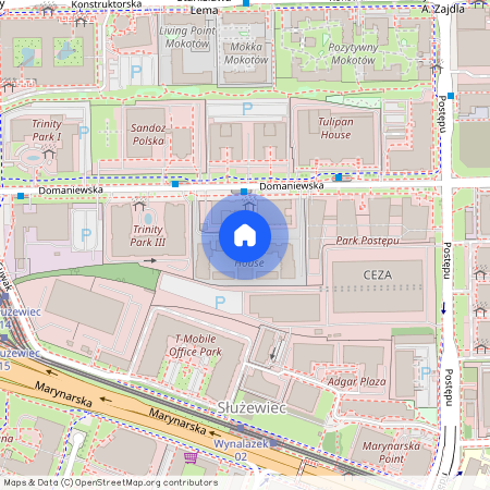 Mokotów, Służewiec, ul. Domaniewska 47A, Warszawa